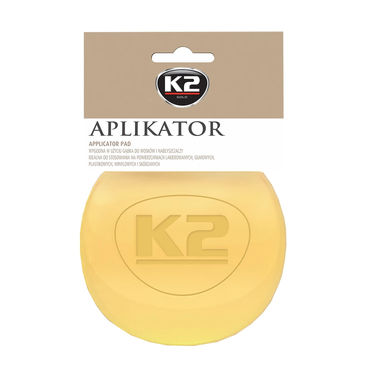 Губка для восків та поліролів K2 Gold Aplikator (L710) - фото 1