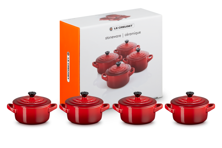 Набор порционной формы для запекания Le Creuset 250 мл 4 шт. Красный (79212100600100) - фото 6