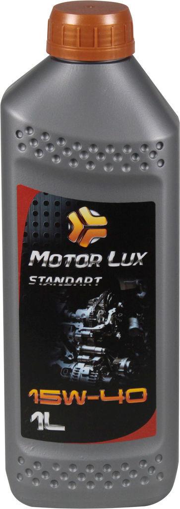 Моторное масло Motor lux Standart бензин/дизель 15W-40 1 л (1408310)