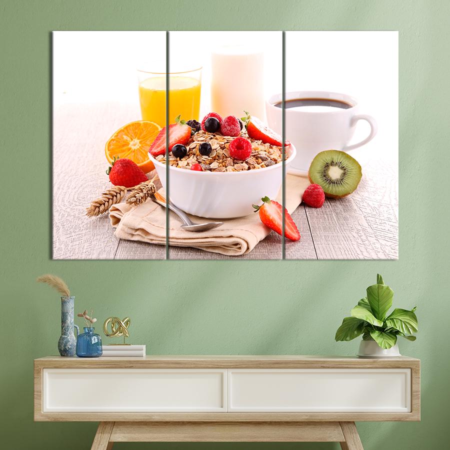 Настенний декор Хлопья и разнообразные напитки 156x100 см (A413-3)