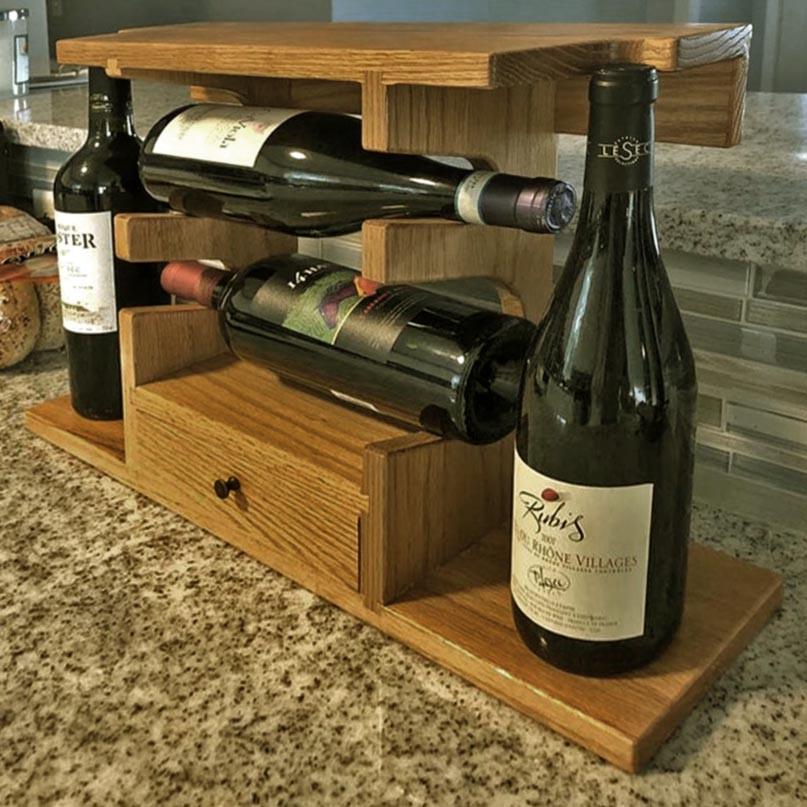 Полка для вина настольная Калахан Сиена (Впс-010005)