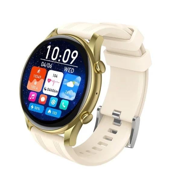 Смарт-часы Hoco Y38 AMOLED Bluetooth 5.3 с функцией звонков 300 mAh 36 мм Gold (35615703) Смарт-часы Hoco Y38 AMOLED Bluetooth 5.3 с функцией звонков 300 mAh 36 мм Gold (35615703)