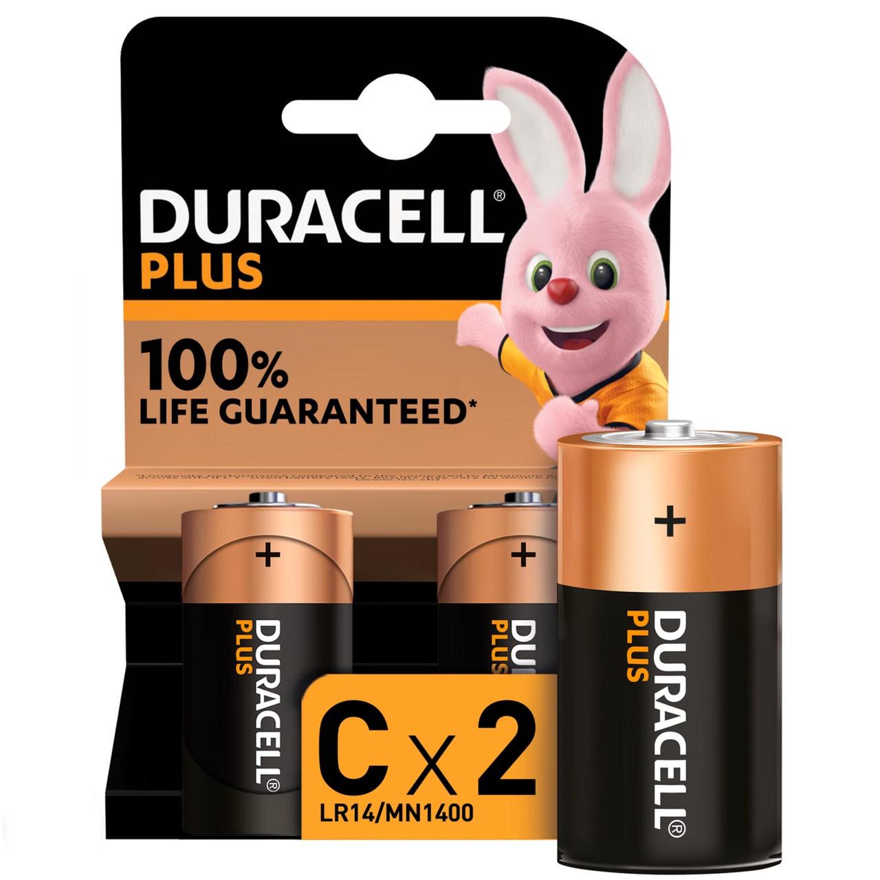 Батарейка лужна Duracell Alkaline LR14/MN1400 2 шт. (2143946392)