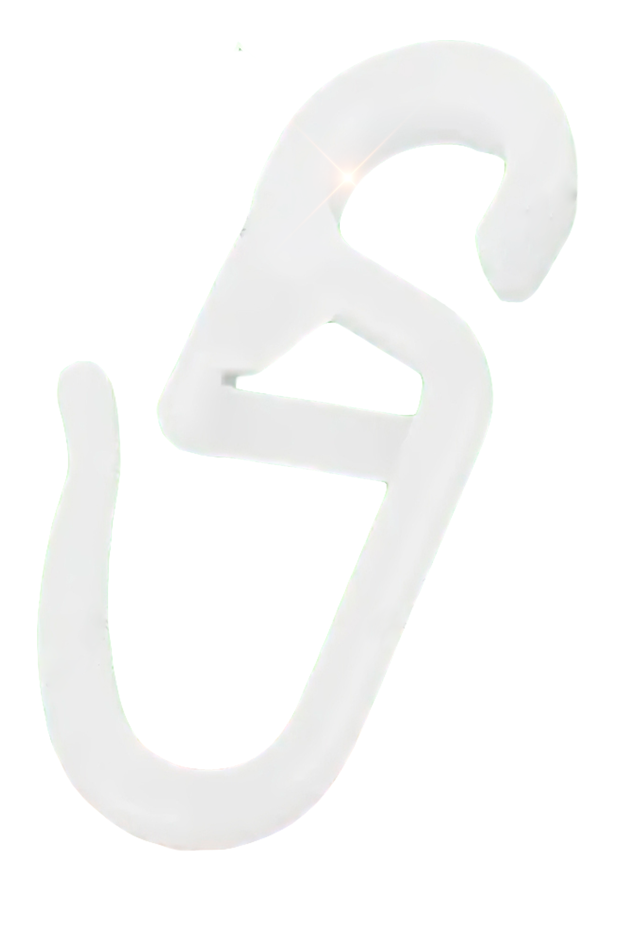 Гачки для штор BRS на кільця пластикові 100 шт. (484608334) - фото 1