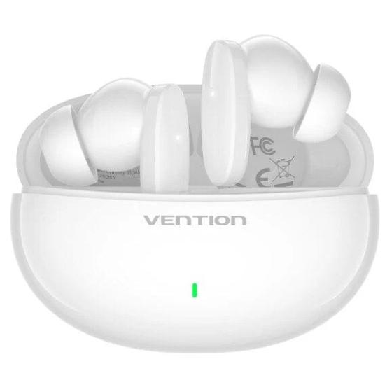 Наушники беспроводные TWS Vention Elf Earbuds E01 BT5.3 IPX4 230 mAh White (NBFW0)