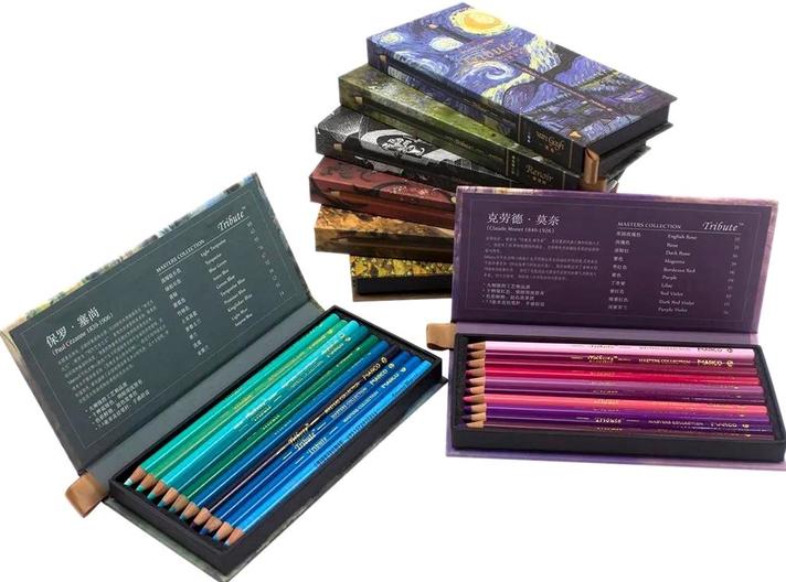 Набор цветных карандашей Marco Tribute Masters Collection 80 цветов (3300-80CB)