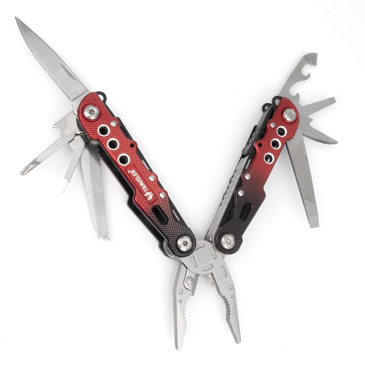Мультитул Traveler MQ007L2-8G Черный/Красный