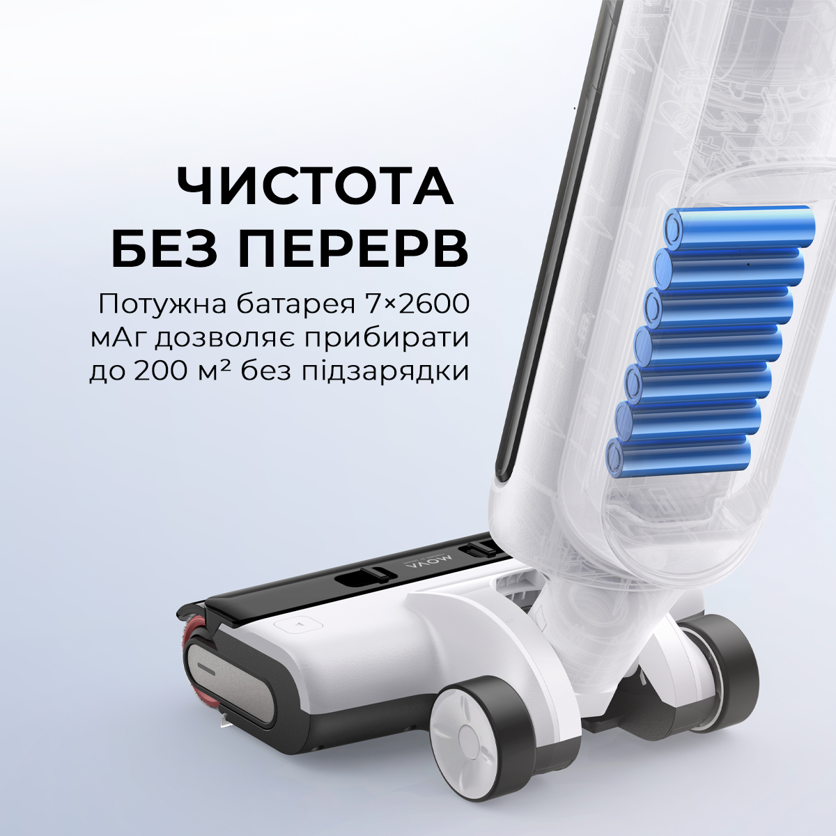 Пылесос беспроводной моющий MOVA K20 Pro (00-00131940) - фото 4 Пылесос беспроводной моющий MOVA K20 Pro (00-00131940) - фото 4