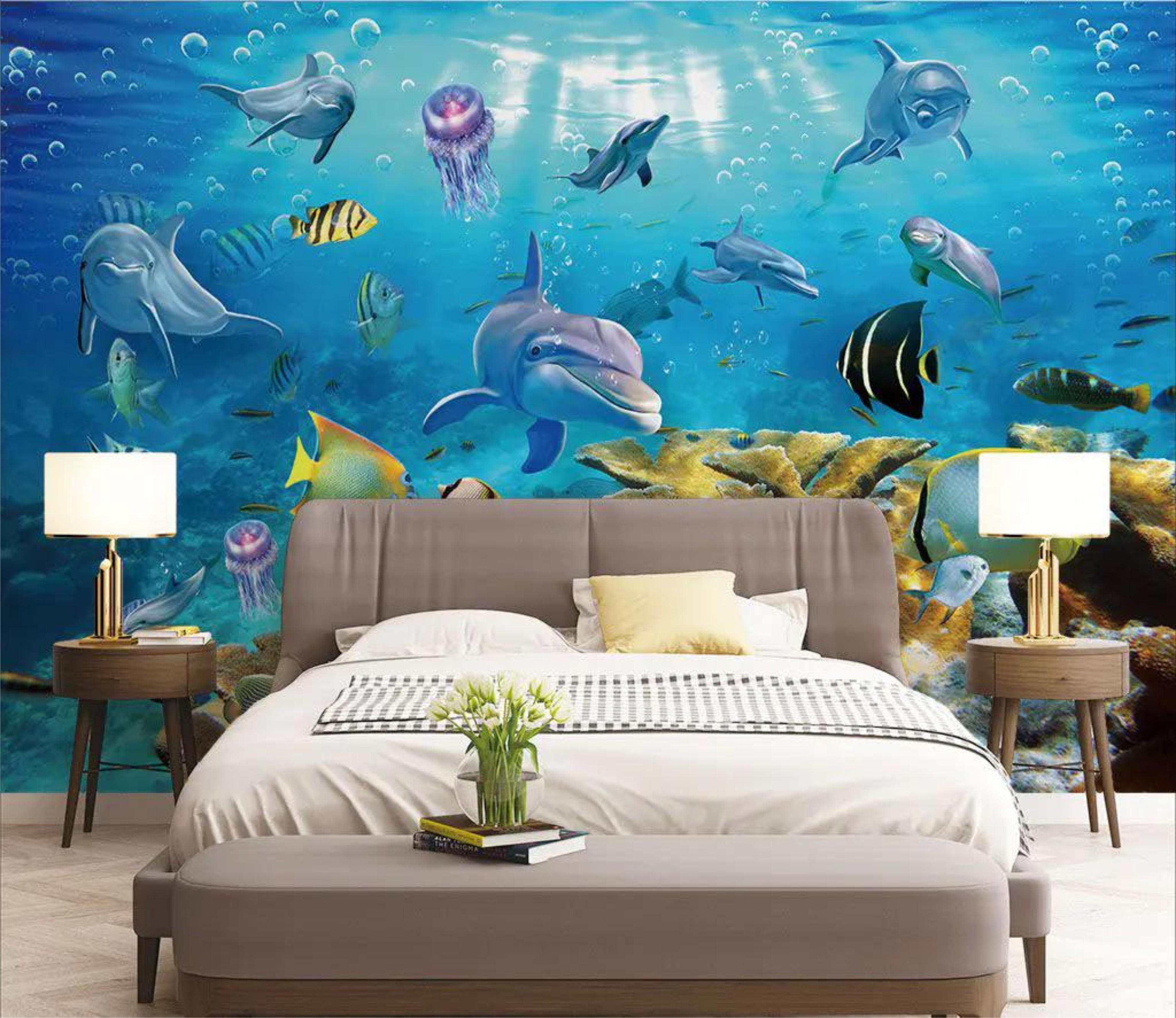 Фотообои Подводный мир Разноцветный (000413)