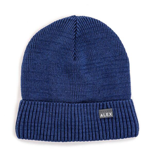 Шапка дитяча для хлопчиків Ніколя D876 фліс 48-52 см Бірюзовий