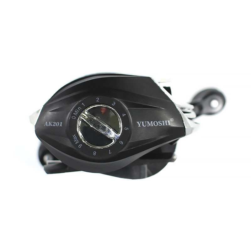Катушка мультипликаторная рыболовная Yumoshi AK 201Left Black/Silver - фото 3 Катушка мультипликаторная рыболовная Yumoshi AK 201Left Black/Silver - фото 3