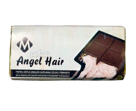 Шоколад дубайський Melidya Angel Hair з полуничною пішманіє та фісташками 165 г (2576934227)