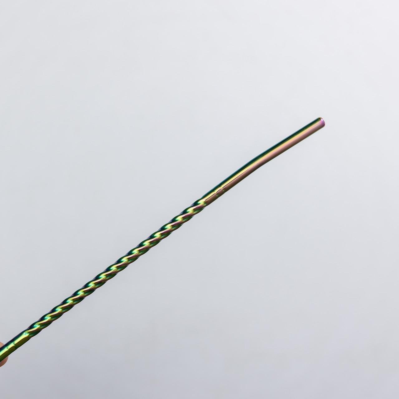 Набор многоразовых ложек-трубочек 6 шт. для напитков 22 см со щеткой для мойки из нержавеющей стали Хамелеон - фото 3 Набор многоразовых ложек-трубочек 6 шт. для напитков 22 см со щеткой для мойки из нержавеющей стали Хамелеон - фото 3