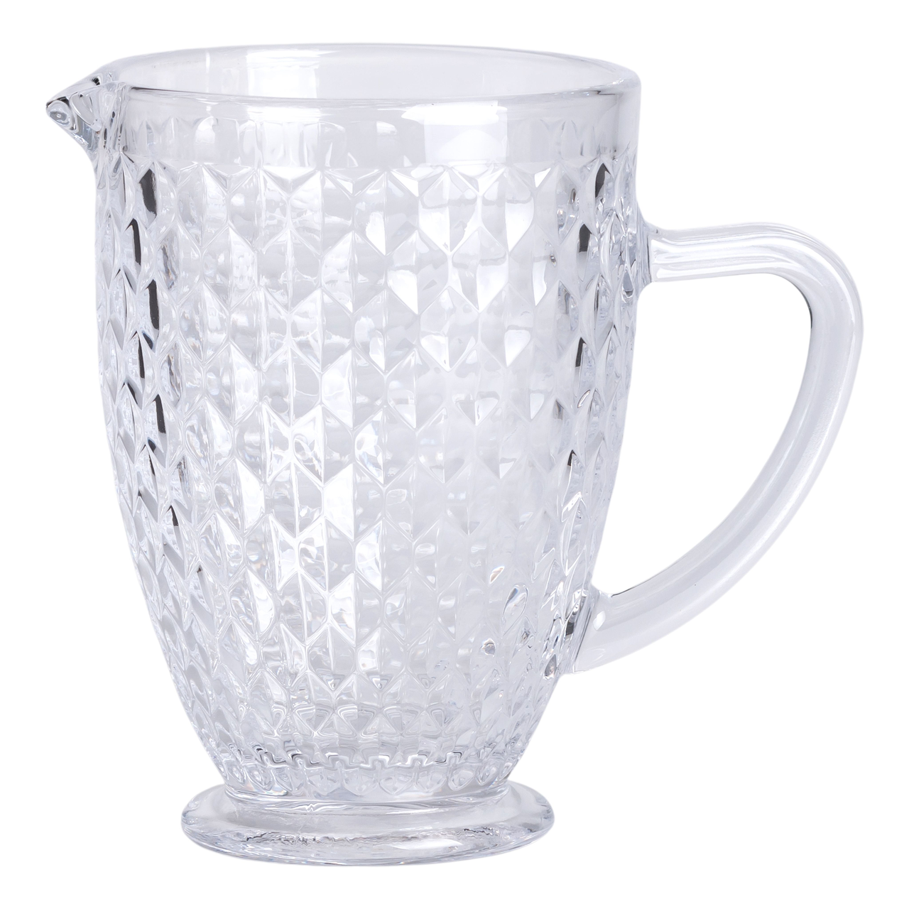 Кувшин для напитков стеклянный 1 л Прозрачный (HP-19-102) - фото 3