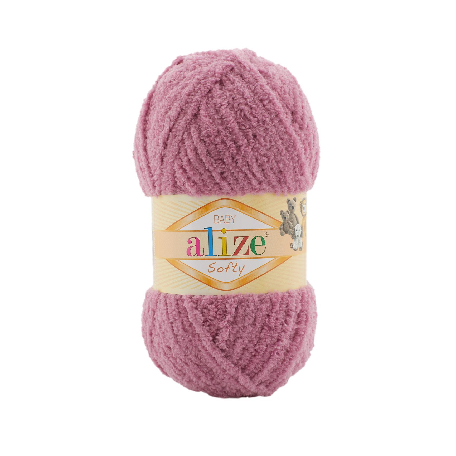 Пряжа Alize Softy 28 Сухая роза (7006)