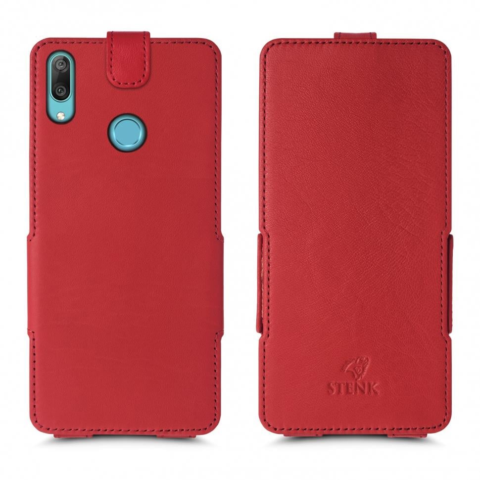 Чехол флип Stenk Prime для Huawei Y7 (2019) Красный (62740)
