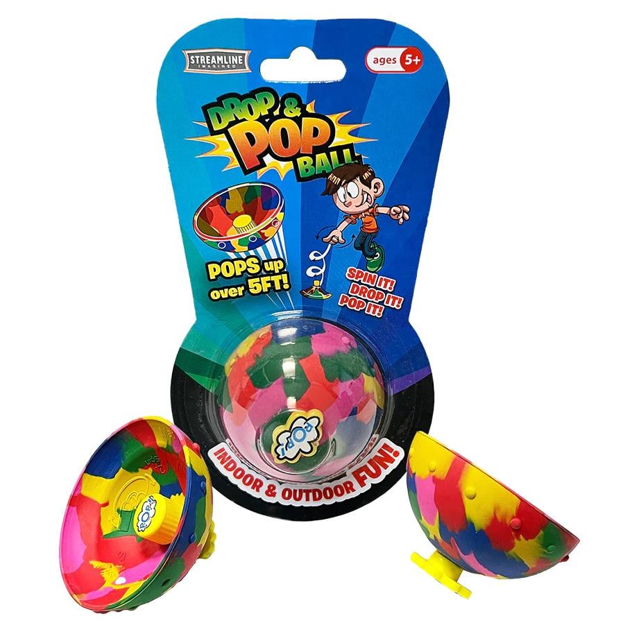 Игрушка попрыгунчик антистресс UFT Drop&Pops Ball Hip Hop Bouncing Ball