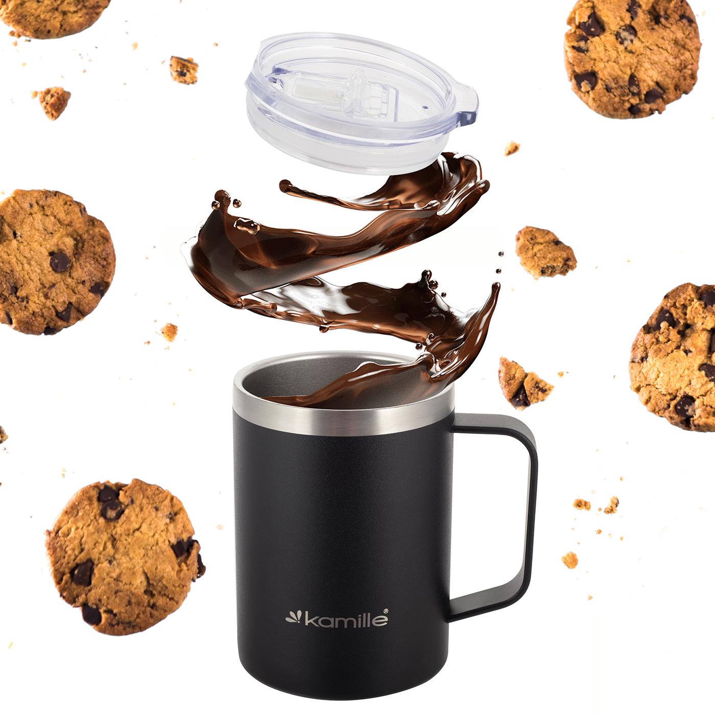 Термокружка з ручкою Kamille із нержавіючої сталі з поверхністю soft-touch 360 мл (14824031) - фото 5 Термокружка з ручкою Kamille із нержавіючої сталі з поверхністю soft-touch 360 мл (14824031) - фото 5