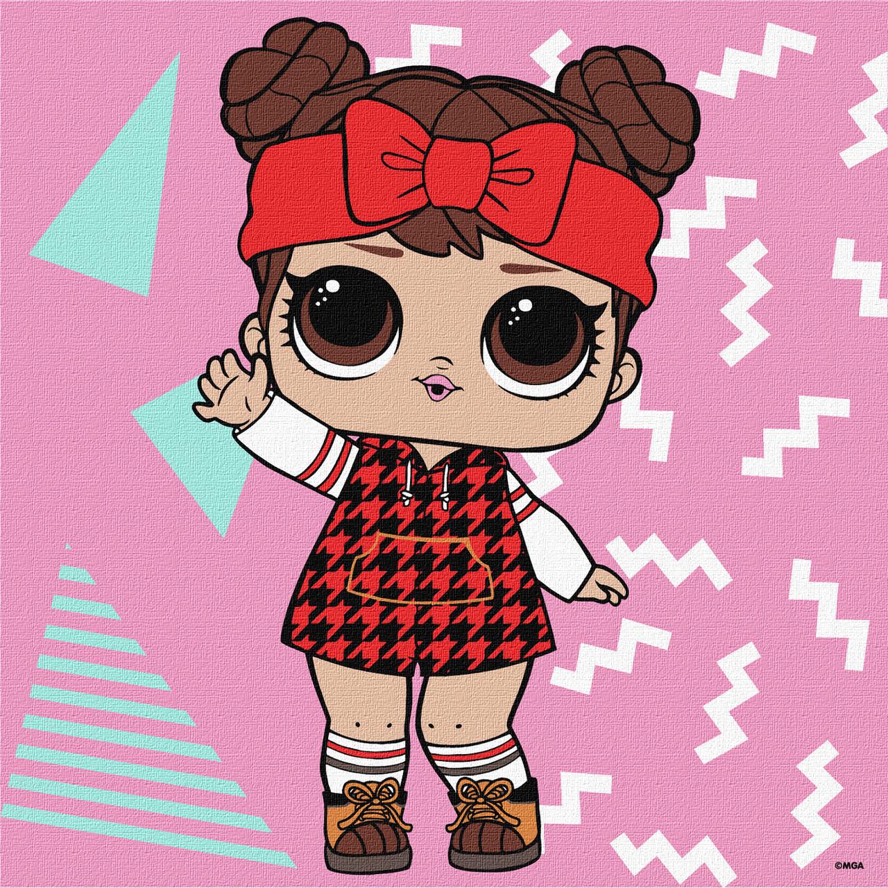 Картина по номерам Ideyka для детей L.O.L. Surprise! Winter chill. 12 25х25 см (2824290440)