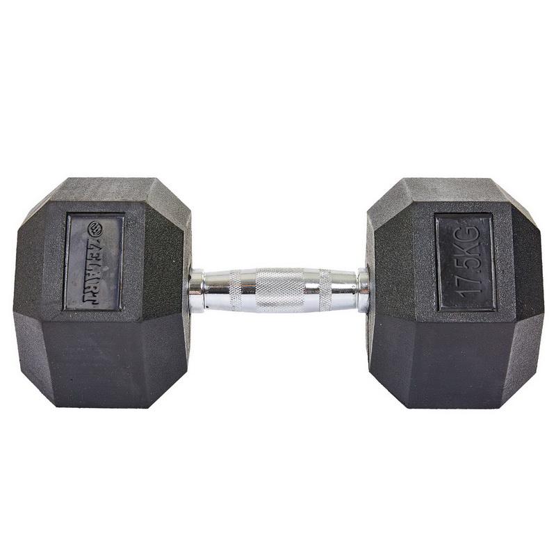 Гантель цельная Zelart TA-5159-17,5 шестигранная 1 шт. 17,5 кг (DR002838) - фото 3 Гантель цельная Zelart TA-5159-17,5 шестигранная 1 шт. 17,5 кг (DR002838) - фото 3