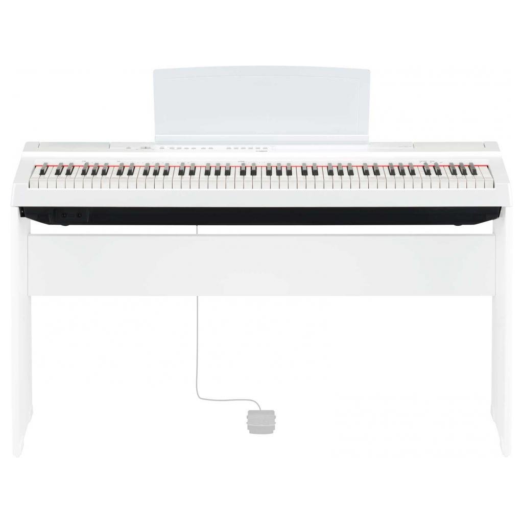 Цифровое пианино Yamaha P-125 WH + деревянная стойка L-125 WH