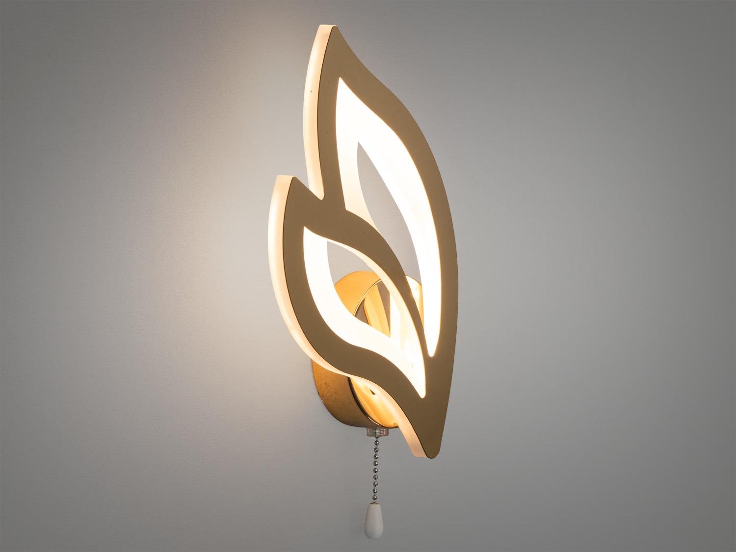 Бра светодиодный в спальню 17W Золотой (8165/1G) - фото 2 Бра светодиодный в спальню 17W Золотой (8165/1G) - фото 2