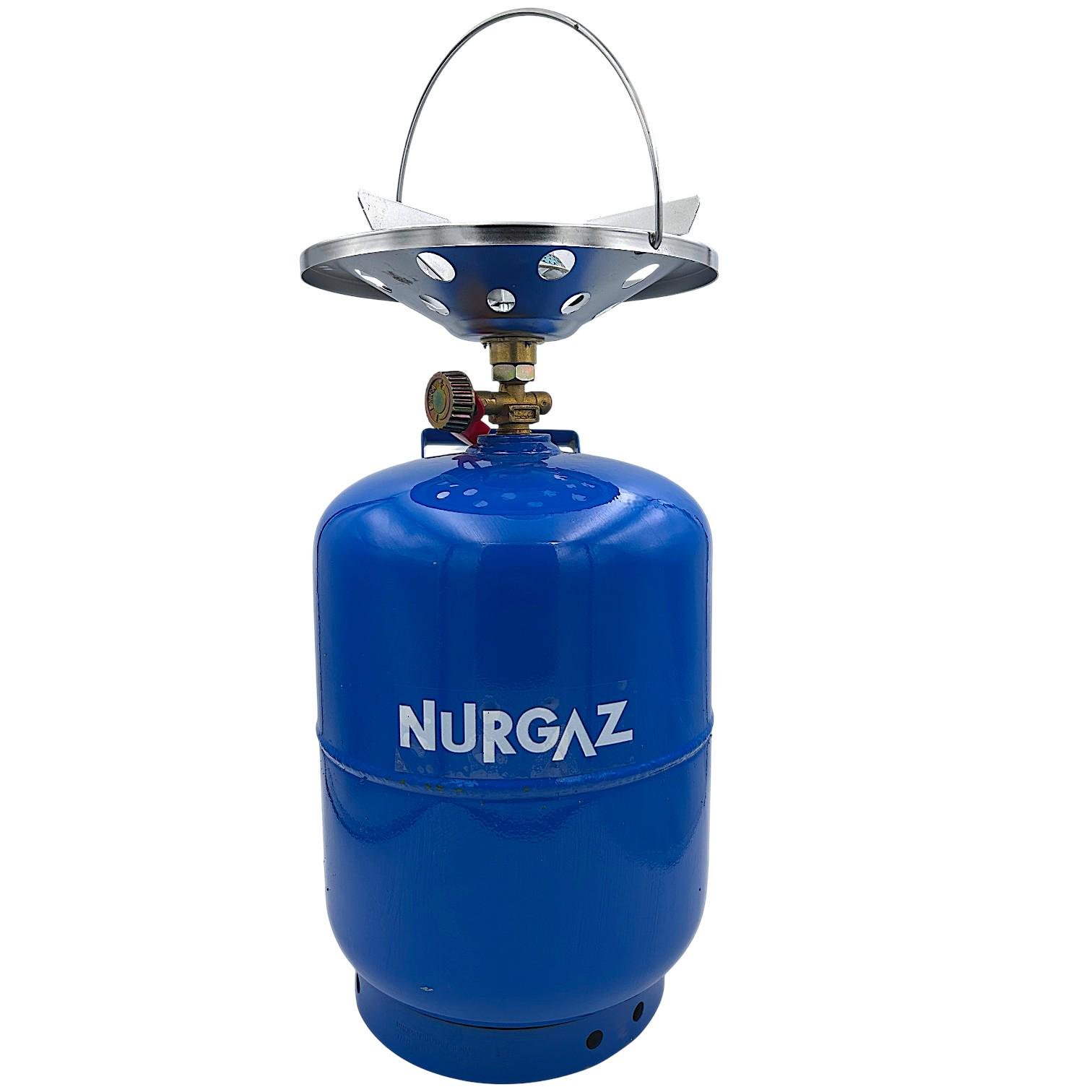 Баллон газовый Nurgaz кемпинг с горелкой 12 л - фото 7
