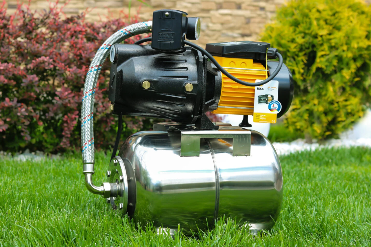 Насосная станция TEKK HAUS BS 1350L чугун из нержавеющей стали 24 л (2875119694)