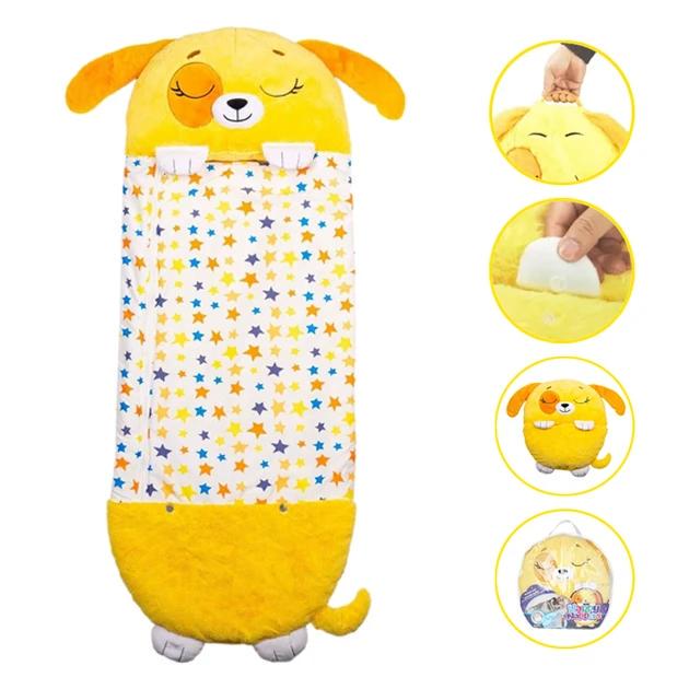 Дитячий спальний мішок-подушка на блискавці Цуценя Baby Sleeping Bag 130 см S Жовтий - фото 2 Дитячий спальний мішок-подушка на блискавці Цуценя Baby Sleeping Bag 130 см S Жовтий - фото 2