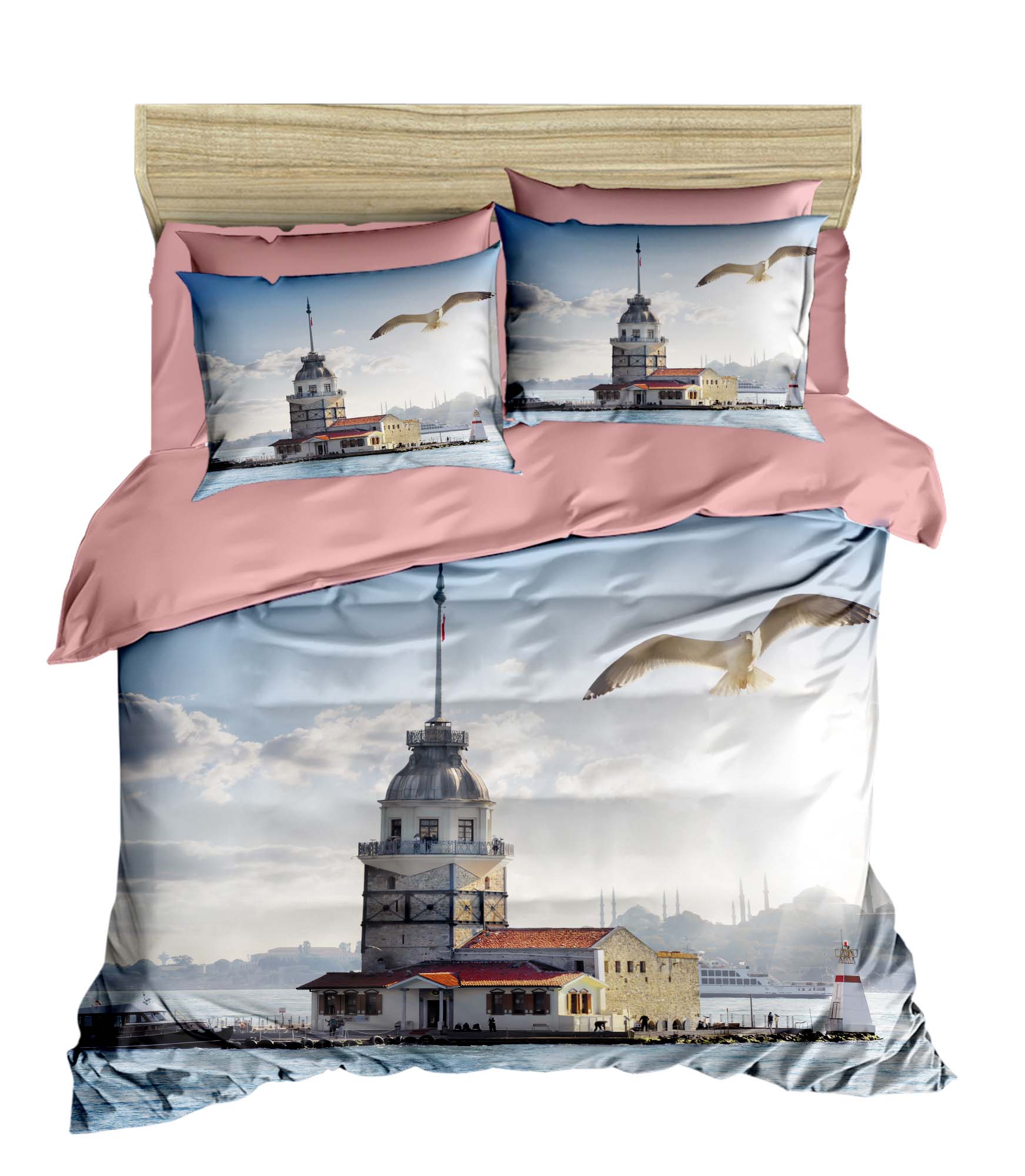 Комплект постельного белья LIGHTHOUSE ranforce+3D Lighthouse 200х220/4х50х70