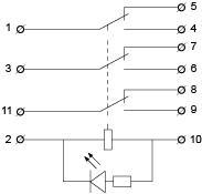 Реле промежуточное АСКО 10А 3к 24V AC МK3P (A0090010004) - фото 3