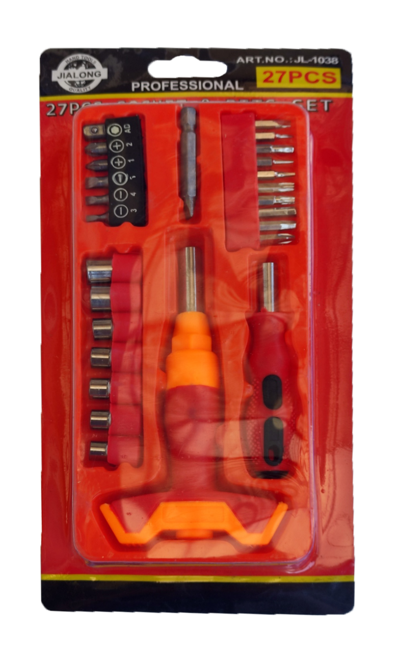 Викрутка Т- подібна біти та головки (27 од. (51356)