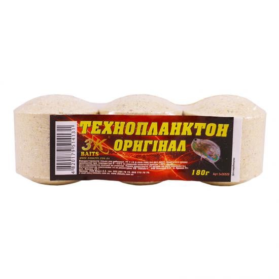 Прикорм 3KBaits Технопланктон Оригінал 180 г (3KB1365)