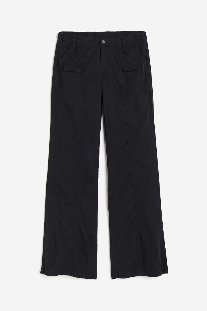 Брюки H&M р. 38 Черный (1203803П)