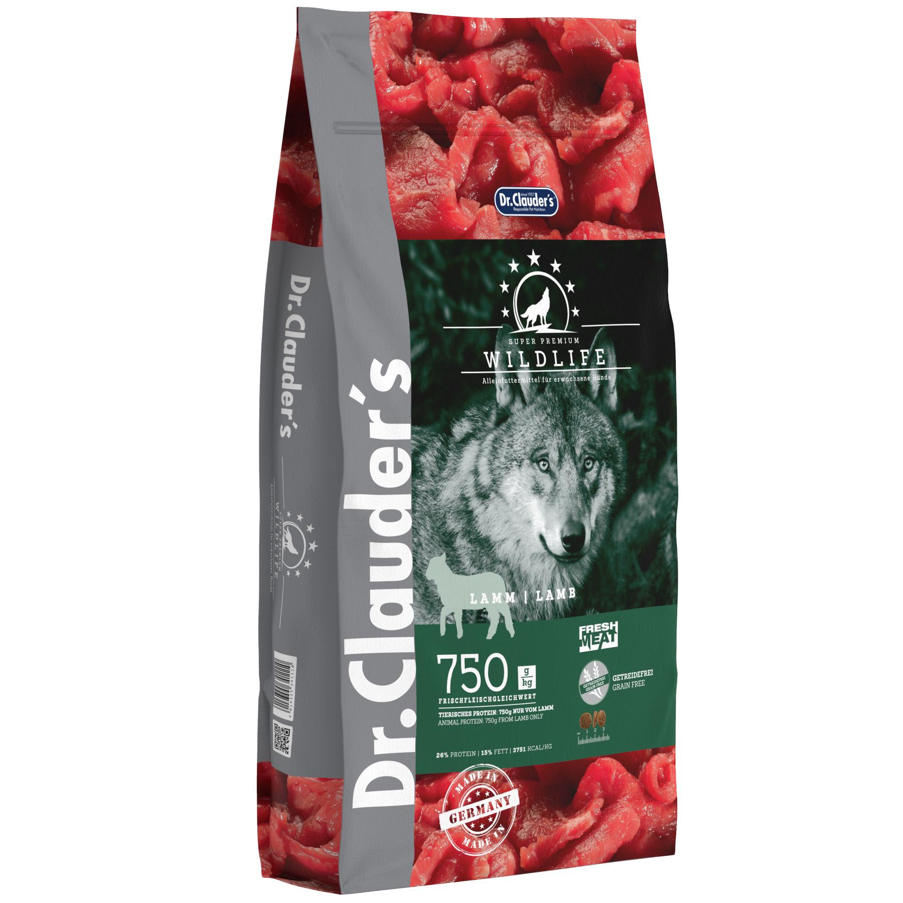 Корм сухой для собак Dr.Clauder’s Wildlife Lamb 11,5 кг (12665010)