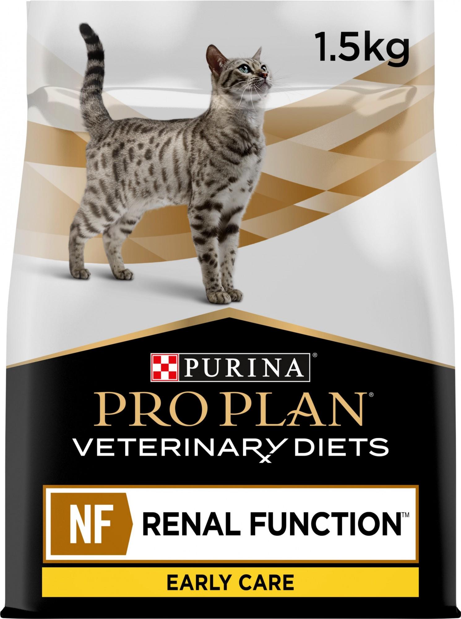 Сухий корм для котів Purina Pro Plan Veterinary Diets NF Renal Early Care підтримує функцію нирок при хронічній хворобі на ранніх стадіях 1,5 кг (7613287882295)