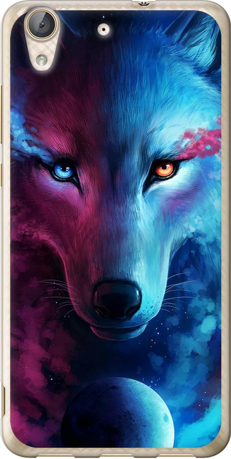 Чехол на Huawei Y6 II Арт-волк (3999t-338-42517)