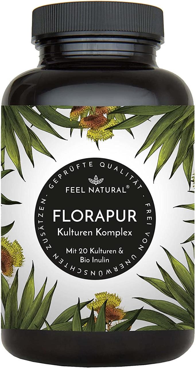 Вітаміни для відновлення Florapur Feel Natural Культурний комплекс 180 капс. (50093FNF20180)