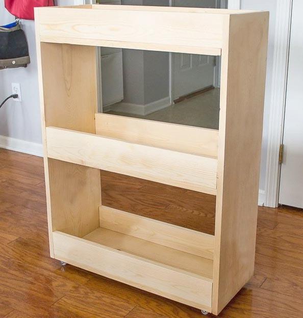 Стеллаж выдвижной из дерева Кримин Бланже (ВПХ-002901)