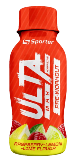 Комплекс предтренировочный Sporter Ulta Pre Workout Малина-лимон-лайм 100 мл