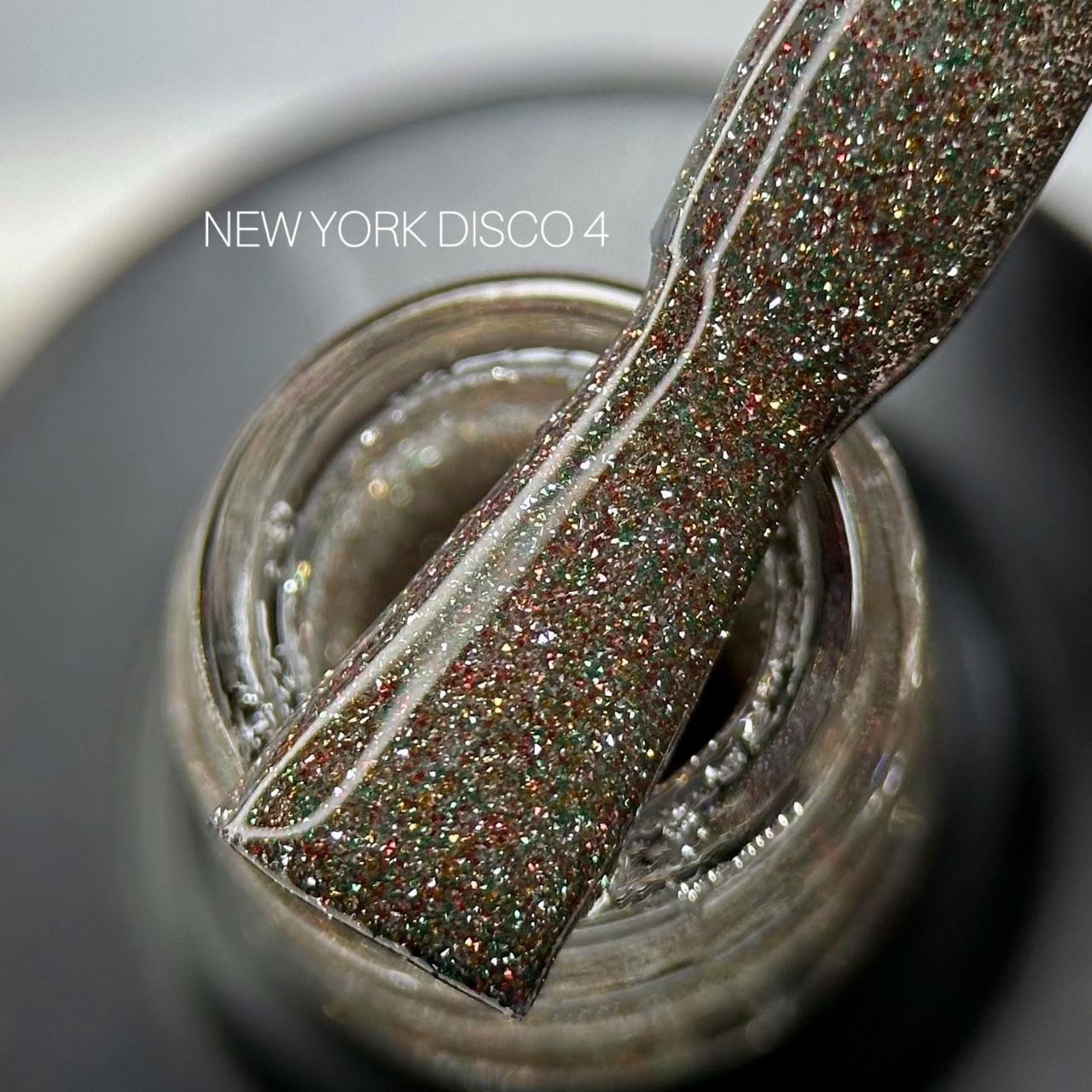 Гель-лак светоотражающий для ногтей Saga New York Disco №04 9 мл