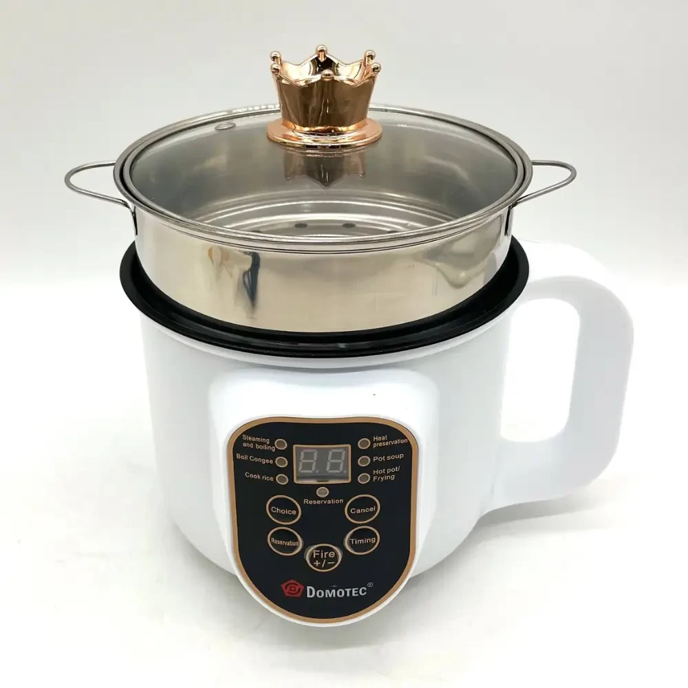 Электрокастрюля многофункциональная Domotec MS-7729 с пароваркой 2000 Вт 1,8 л (10342)