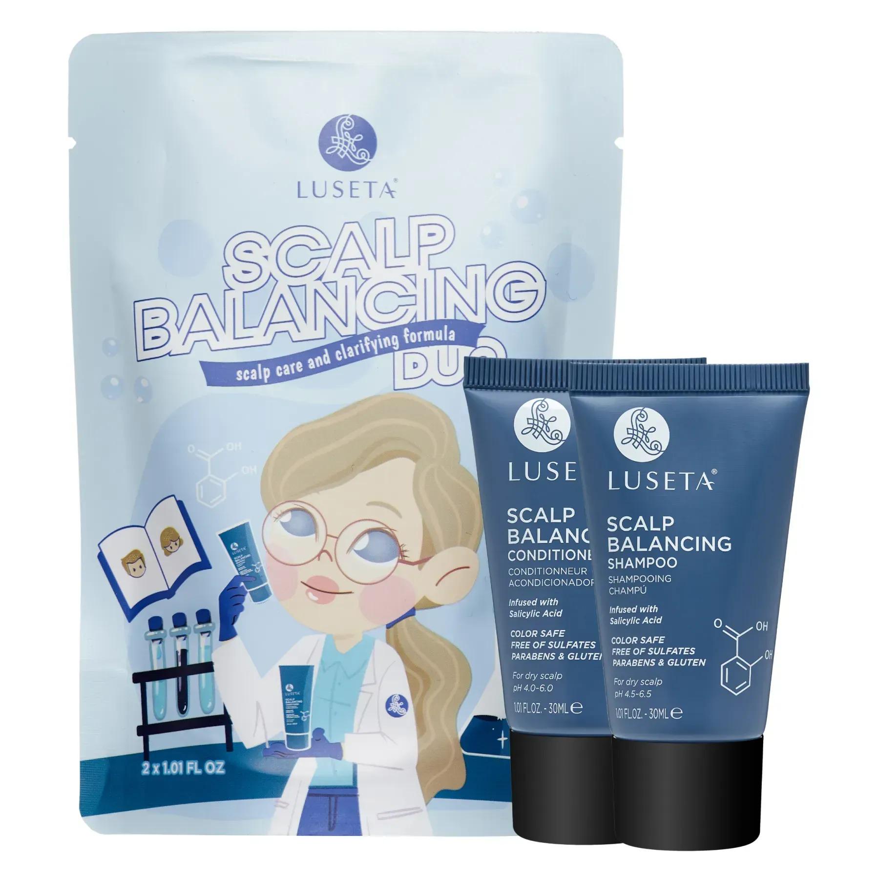 Набор шампуня и кондиционера Luseta Beauty Scalp Balancing 2 шт. по 30 мл Набор шампуня и кондиционера Luseta Beauty Scalp Balancing 2 шт. по 30 мл