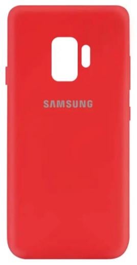 Силіконовий чохол Silicone Case Samsung S9 (G960) червоний - фото 1