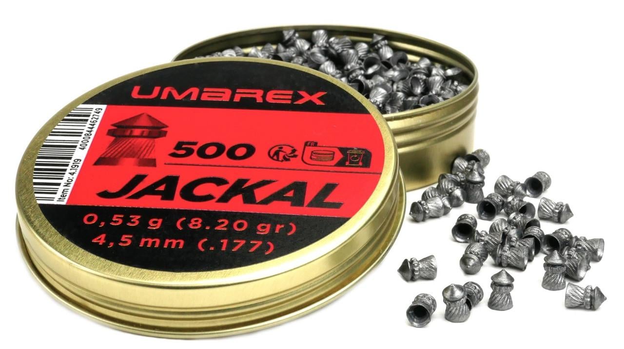 Пули Umarex Jackal Pellets 4,5 мм 0,53 г 500 шт.