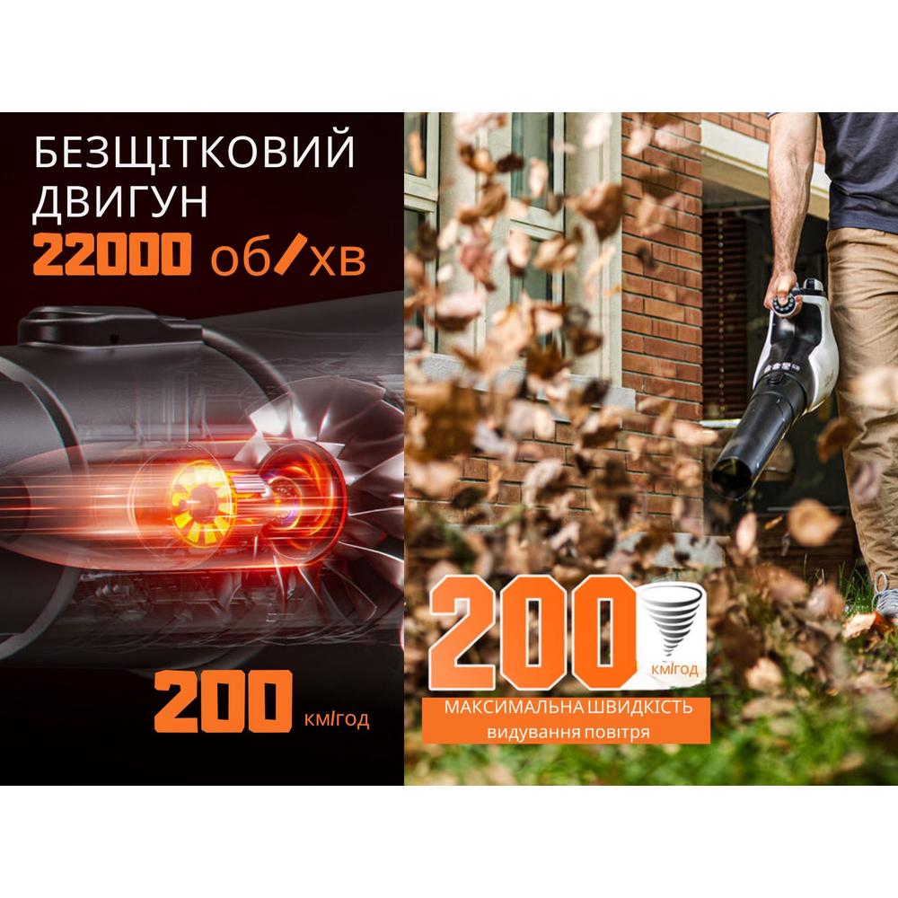 Воздух-пылесос садовый Litheli 560CFM Power Bank Litheli 20000 mAh 45W 2 шт. - фото 9 Воздух-пылесос садовый Litheli 560CFM Power Bank Litheli 20000 mAh 45W 2 шт. - фото 9