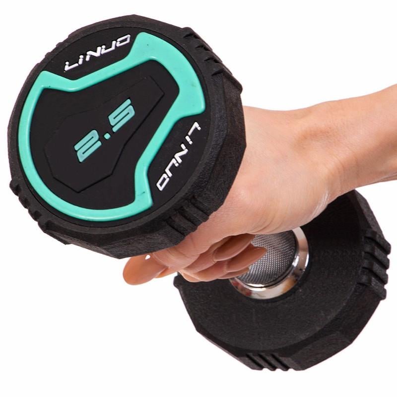 Гантель цельная профессиональная Li Nuo GA-3614-2,5 2,5 кг (18258588) - фото 2 Гантель цельная профессиональная Li Nuo GA-3614-2,5 2,5 кг (18258588) - фото 2