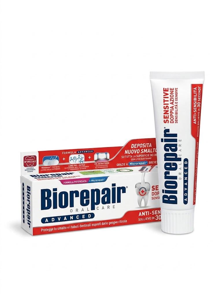 Зубная паста Biorepair Для чувствительных зубов с двойным действием 75 мл (20616250) Зубная паста Biorepair Для чувствительных зубов с двойным действием 75 мл (20616250)
