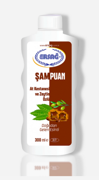 Шампунь Ersag с конским каштаном и оливковым экстратом для волос 300 мл
