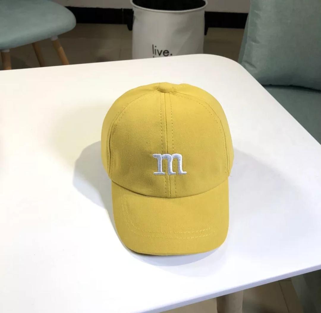 Кепка детская бейсболка M&M'S с гнутым козырьком унисекс Желтый